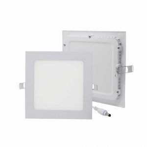 Iluminación interior ultra delgada 6W LED panel cuadrado