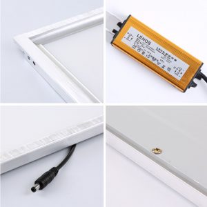 led plana panel luz 24w 1×2 led lamp 30x60cm blanco frío para aulas