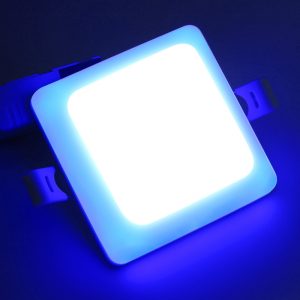 luz led doble color Lámpara de panel sin marco downless trimless downlight de KEOU con 9w