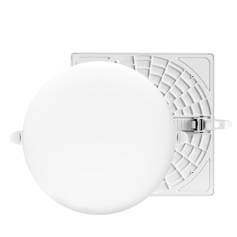 luz de panel inteligente led Nueva lámpara empotrada sin marco de 18W con tamaño de agujero ajustable blanco cálido