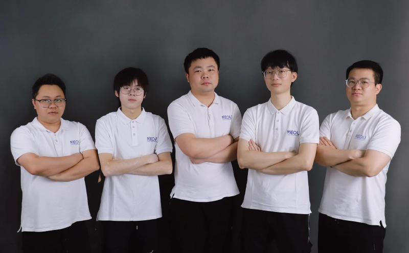 Technical Team Group photo of KEOU professional LED lighting RD engineer team